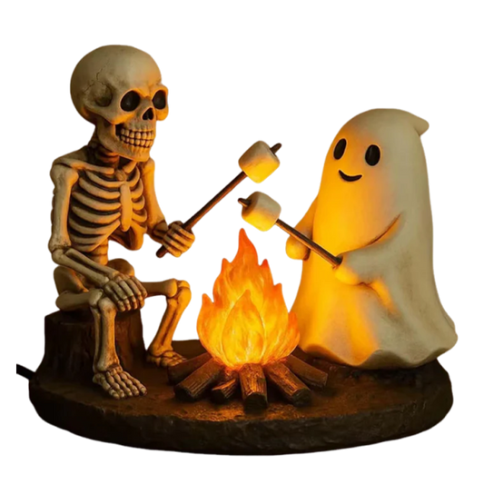 Sherum Skeleton & Ghost Bonfire Night Lamp