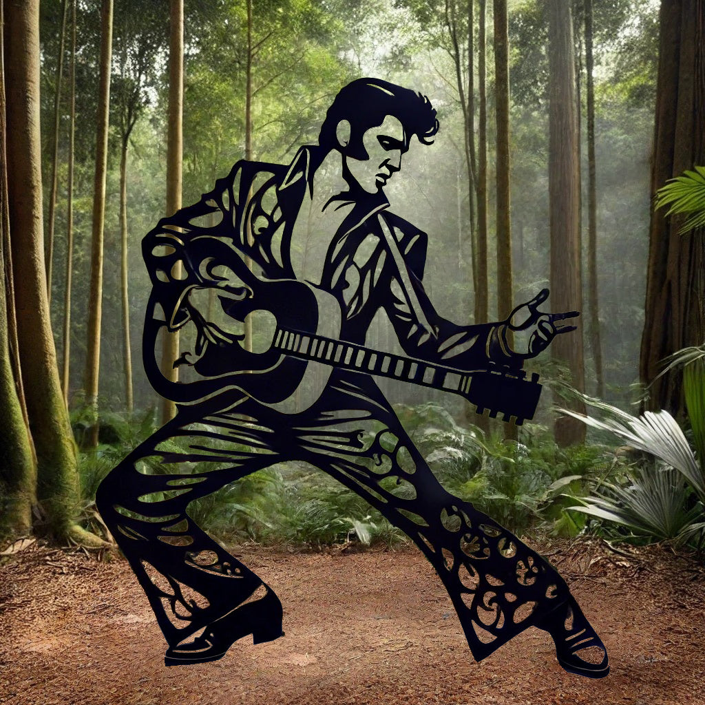 Rock 'n' Roll Legend Garden Art 🎶