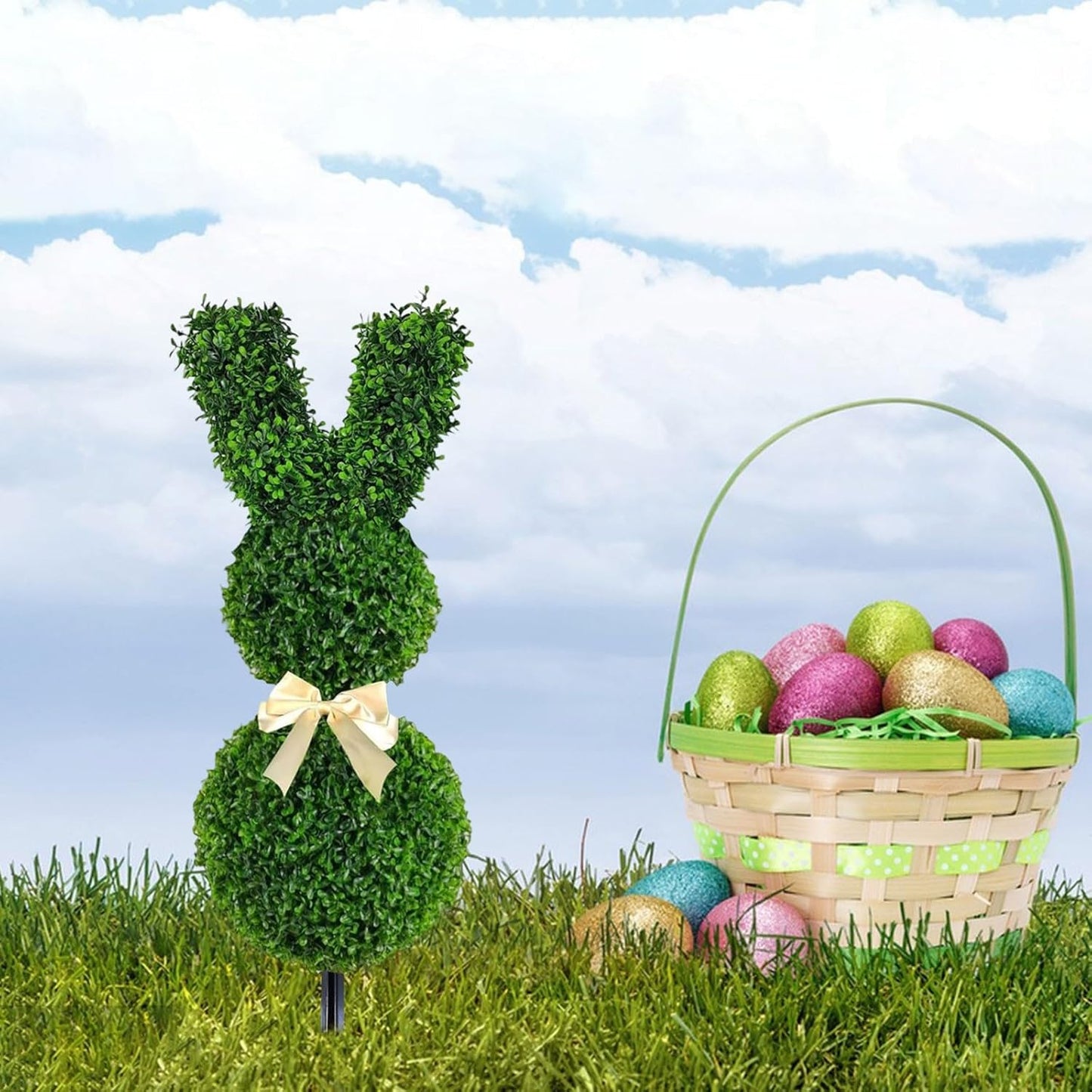 🔥Easter Hot Sale 49% OFF🌳🐇Artisan-Crafted Bunny Topiary Trees💥