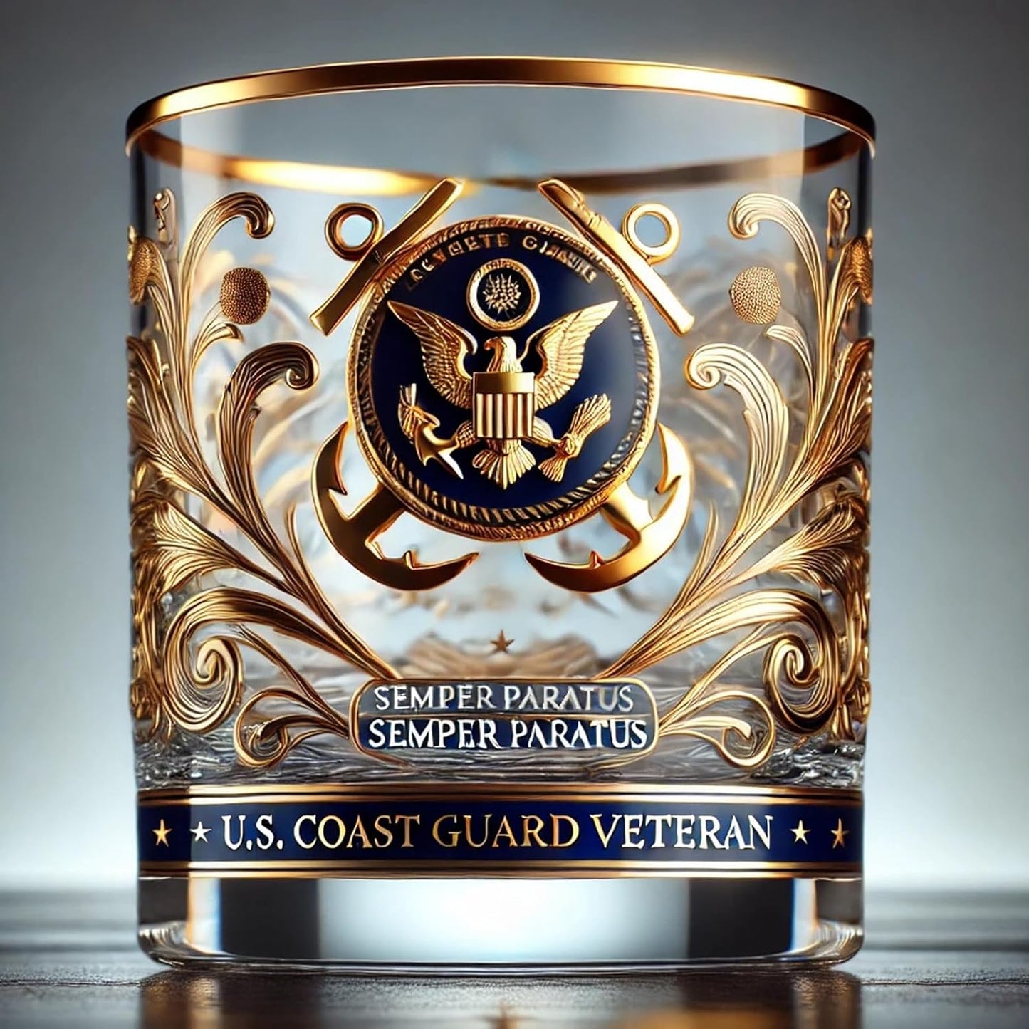 Graddi Veteran Tribute Glass