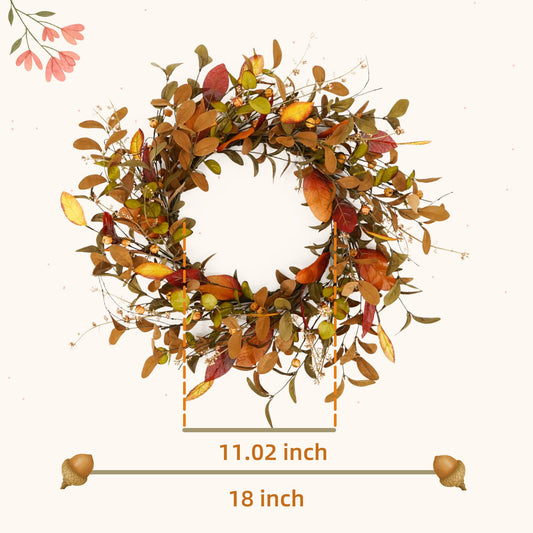 Fall wreath for the front door